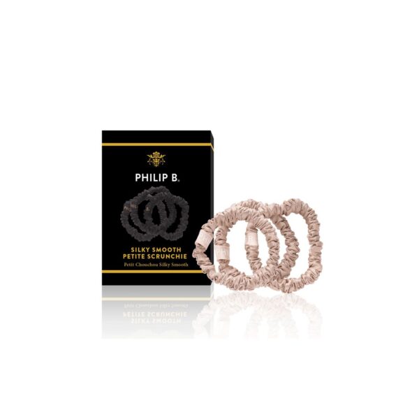 Philip B Petite Champagne Scrunchies set (3)